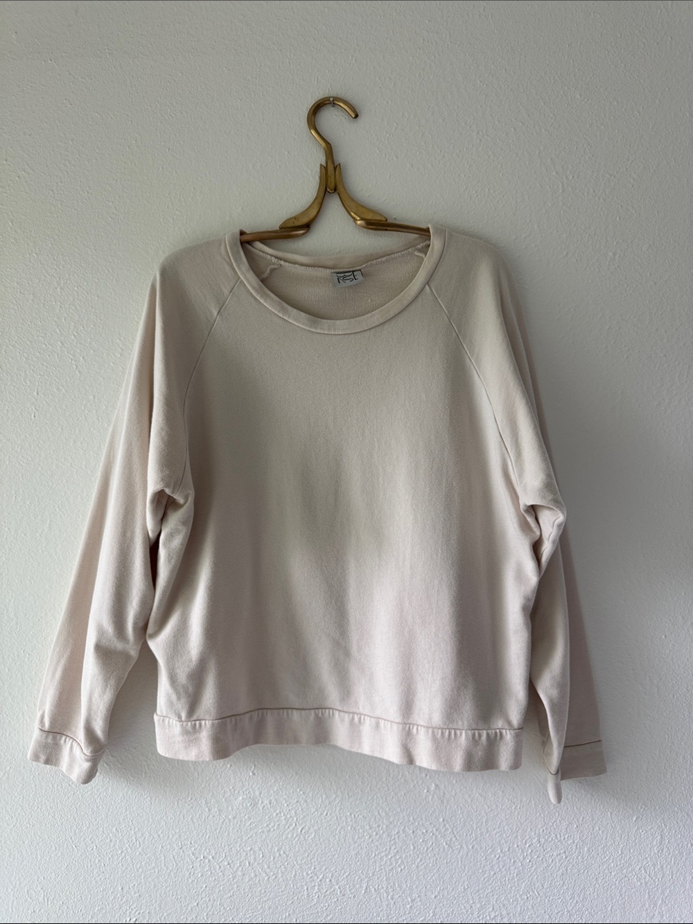 Baserange Sweatshirt in Light Cream Medium